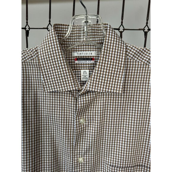 Four Mens Button-Down Dress Shirts Regular Fit Size 15.5 cotton blend Asst Color - Picture 14 of 16